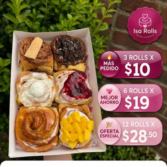 Caja de Rolls de canela